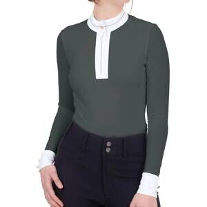 NEW CHESTNUT BAY caliente liberty long sleeve schooling shirt in leaf